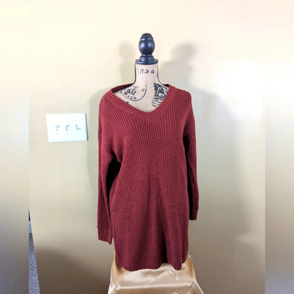 Women Long Sleeve Oversized Knit Baggy sweater
